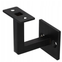 Support de main courante, noir, Fe